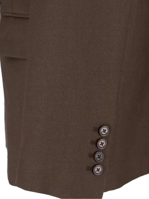 The Frankie Shop Newark double-breasted blazer - Brown