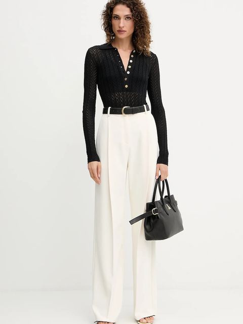 Elisabetta Franchi body damskie kolor czarny BK66T51E3