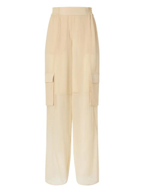 PINKO elastic-waist cargo-pocket trousers - Neutrals - zdjęcie produktu nr 1