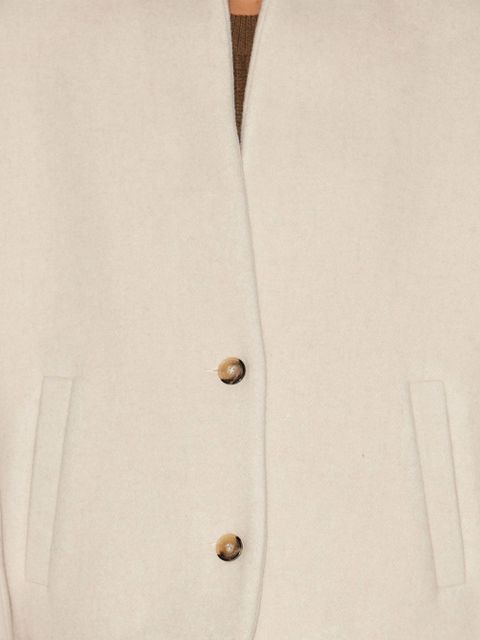 ISABEL MARANT Drogo bomber jacket - White