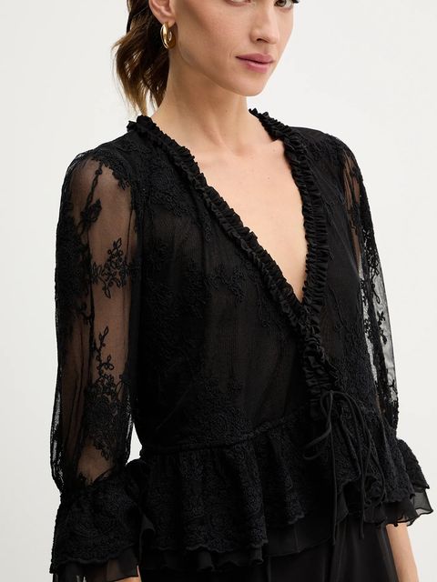 Bardot koszula damskie kolor czarny regular 60028TB1