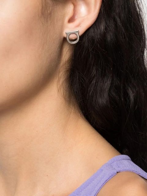 Ferragamo Gancio stud earrings - Metallic