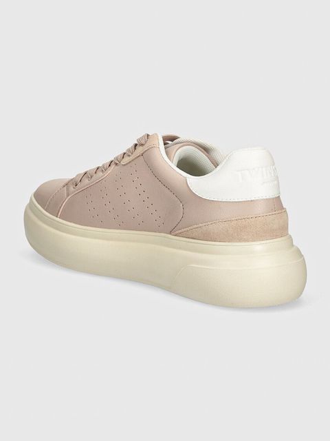Twinset sneakersy kolor różowy 242TCP01C