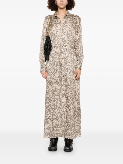 Golden Goose graphic-print maxi dress - Neutrals - zdjęcie produktu nr 2