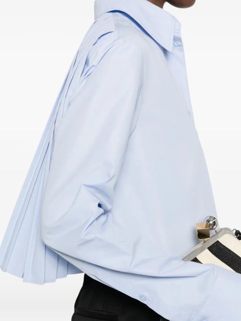 Sportmax pocket crop shirt - Blue