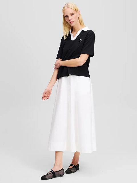 Karl Lagerfeld t-shirt bawełniany IKON - zdjęcie produktu nr 2