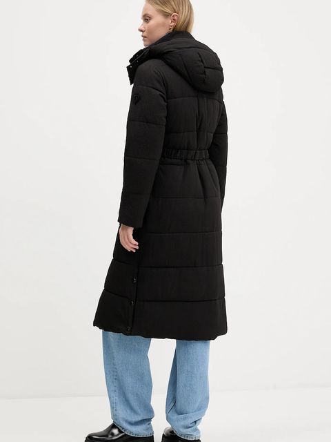 Desigual kurtka EXTRA CINTURON2 kolor czarny zimowa 25WWEW24