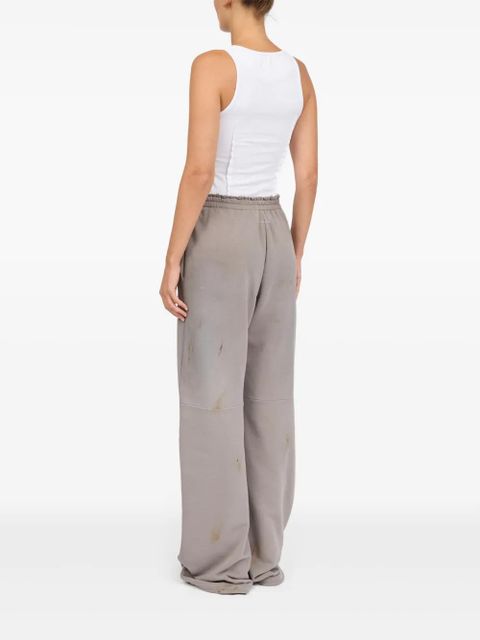 MM6 Maison Margiela paint-splatter track pants - Neutrals