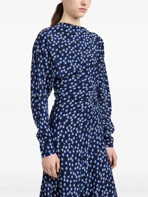 Proenza Schouler Alina midi dress - Blue