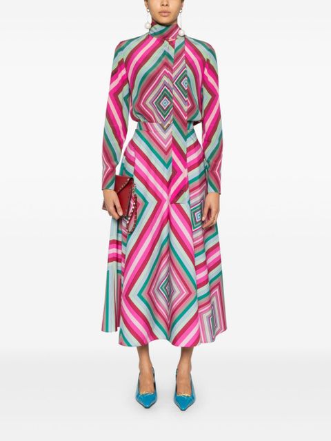 Valentino Garavani crepe silk blouse - Pink - zdjęcie produktu nr 2