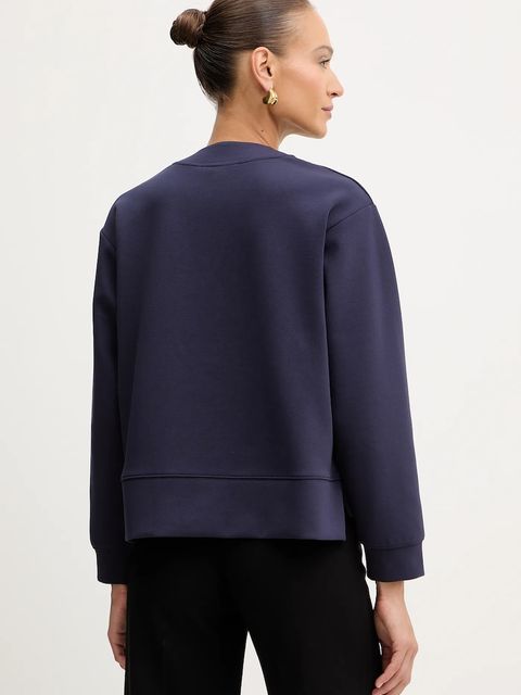 Karl Lagerfeld kardigan damski kolor granatowy lekki A4W20034 - zdjęcie produktu nr 2