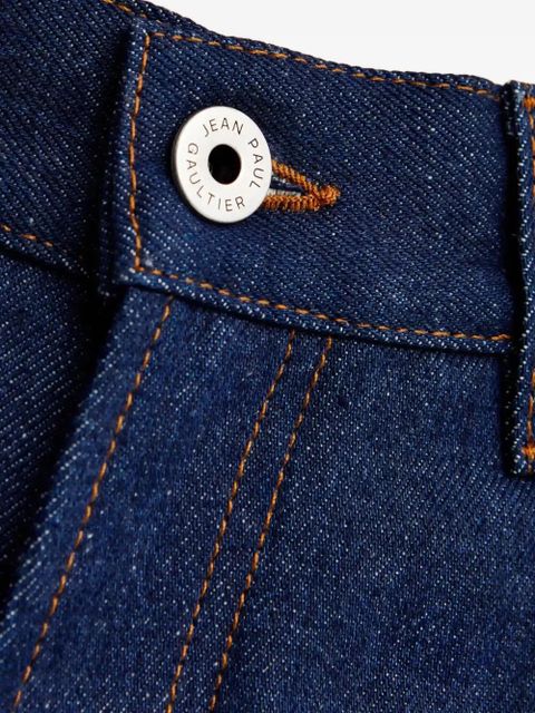 Jean Paul Gaultier laced jeans - Blue