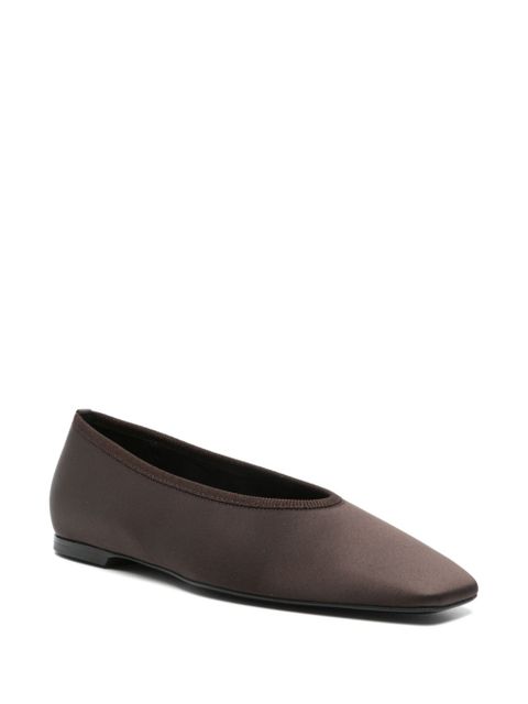 TOTEME Minimalist satin ballet flats - Brown - zdjęcie produktu nr 2