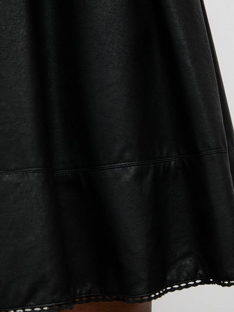 Answear.LAB sukienka kolor czarny mini rozkloszowana