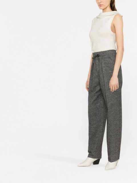 MARANT ÉTOILE Miroki drawstring tapered trousers - Grey - zdjęcie produktu nr 2