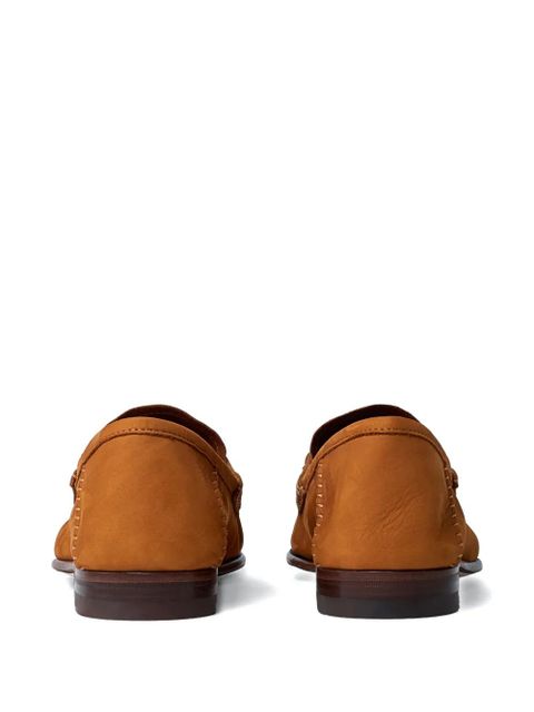 Gucci Horsebit almond-toe loafers - Brown
