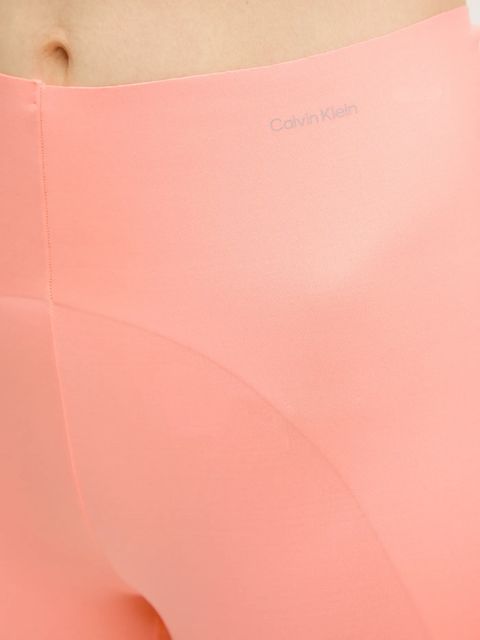 Calvin Klein Performance legginsy treningowe kolor pomarańczowy gładkie LVGWS5L606