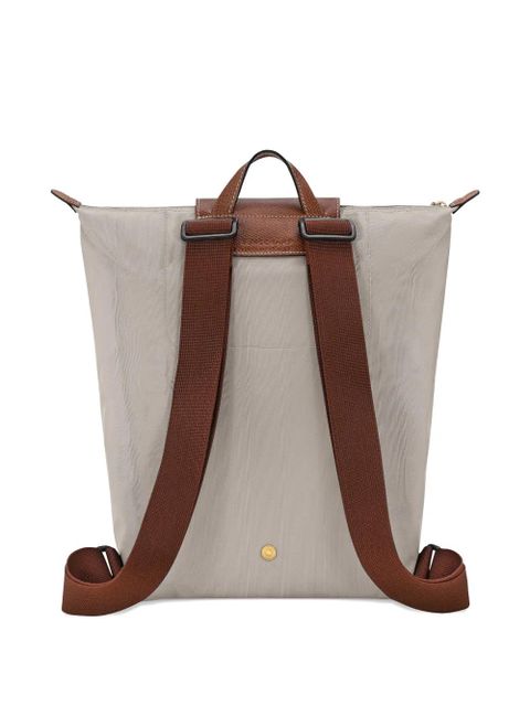 Longchamp M Le Pliage front-flap backpack - Neutrals - zdjęcie produktu nr 2