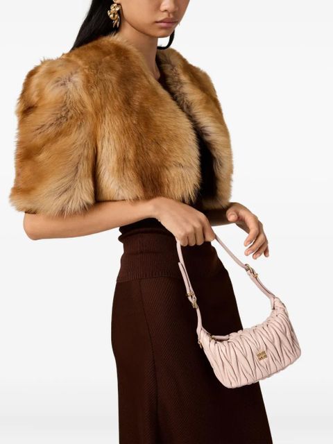 Miu Miu mini Wander matelassé tote bag - Pink - zdjęcie produktu nr 2