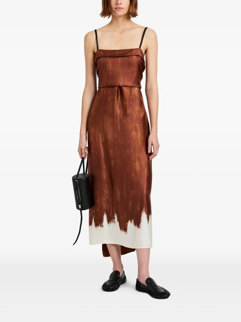 Proenza Schouler Wilma midi dress - Brown