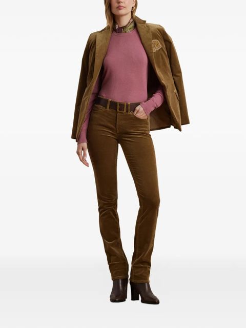 Lauren Ralph Lauren corduroy-effect trousers - Brown - zdjęcie produktu nr 2
