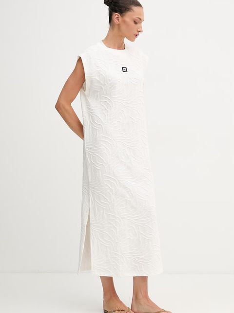 HUGO sukienka z bawełną ZEB_dress - zdjęcie produktu nr 1