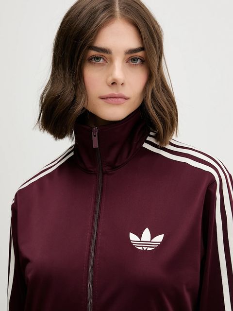 adidas Originals bluza Firebird damska kolor bordowy z aplikacją KH1592