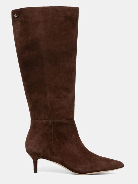 Lauren Ralph Lauren kozaki zamszowe Mckay Tl Hl - zdjęcie produktu nr 1