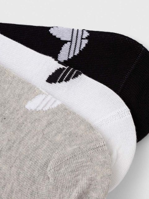 adidas Originals skarpetki 6-pack Trefoil kolor biały IJ5625