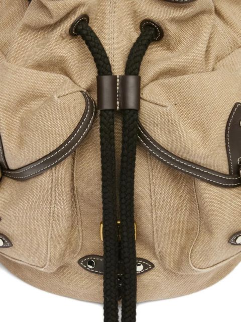 ISABEL MARANT Yumbo small backpack - Neutrals