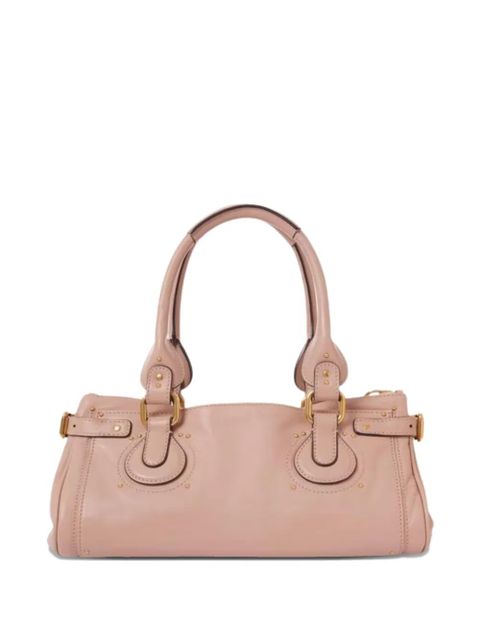 Chloé Paddington padlock-detail tote bag - Pink - zdjęcie produktu nr 2