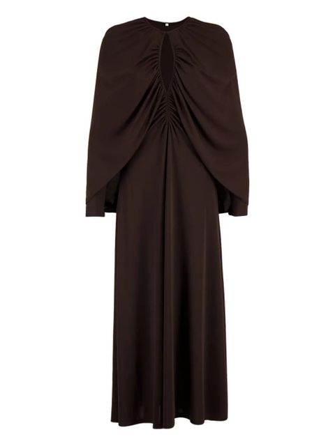 Johanna Ortiz round-neck maxi dress - Brown - zdjęcie produktu nr 1