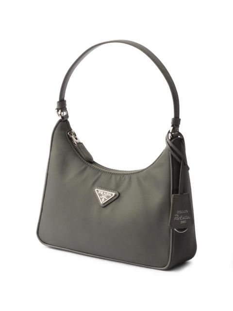 Prada mini Re-Edition 2005 zip tote bag - Grey