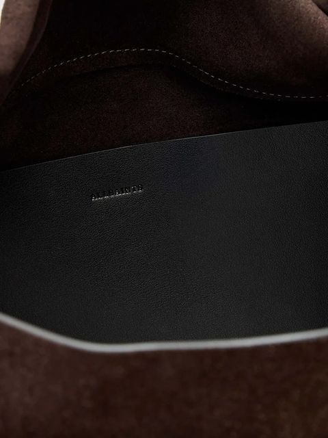 AllSaints torebka nubukowa URSA