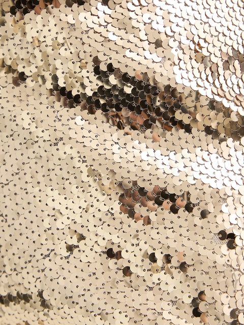 Haveone spodnie damskie kolor złoty szerokie high waist PGE-P259