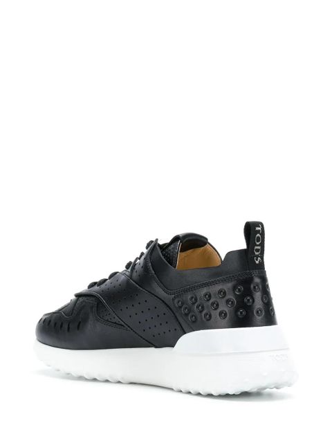 Tod's panelled lace-up sneakers - Black