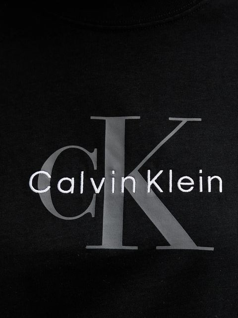 Calvin Klein Jeans t-shirt bawełniany damski kolor czarny LV047B865G