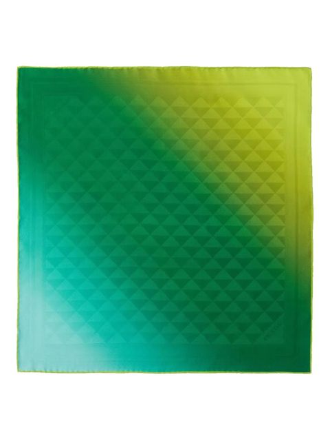 Prada printed silk scarf - Green