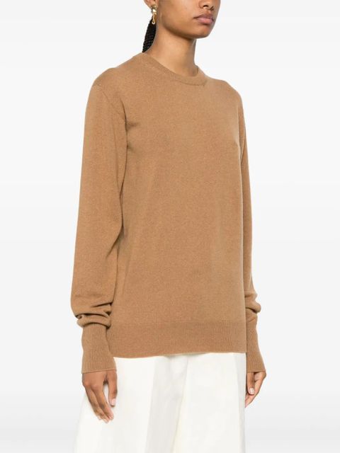 Jil Sander crew-neck cashmere jumper - Neutrals