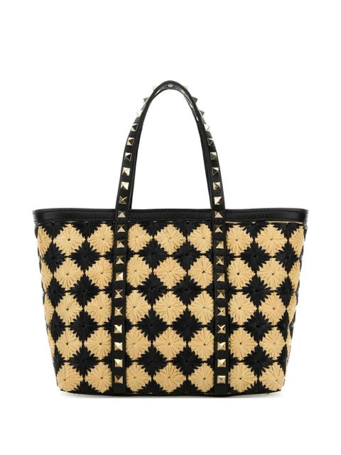 Valentino Garavani mini Rockstud tote bag - Black - zdjęcie produktu nr 1