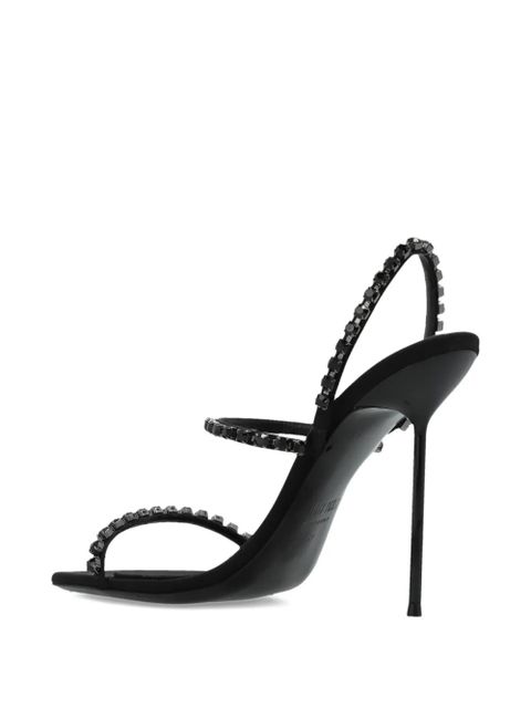 Paris Texas crystal-embellished pumps - Black