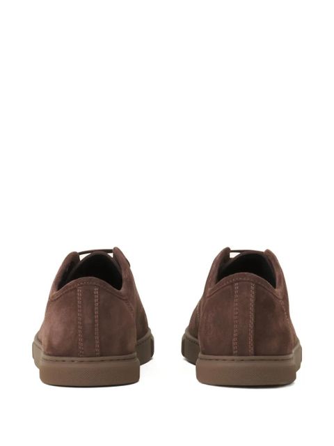 Lanvin toe cap lace-up sneakers - Brown