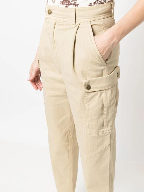 ETRO high-waist cargo trousers - Neutrals