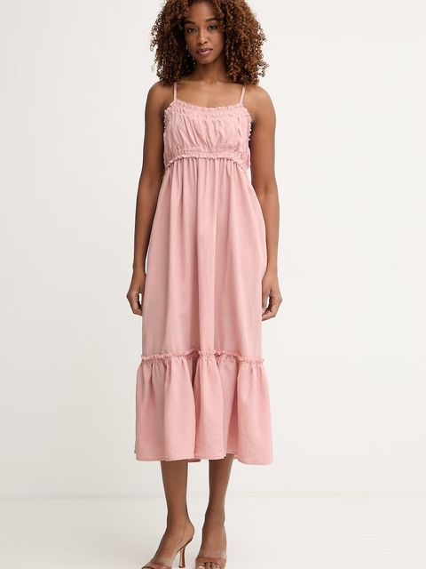 Fracomina sukienka letnia z lnem - zdjęcie produktu nr 1