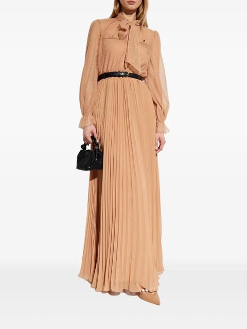 Self-Portrait long-sleeved dress - Neutrals - zdjęcie produktu nr 2