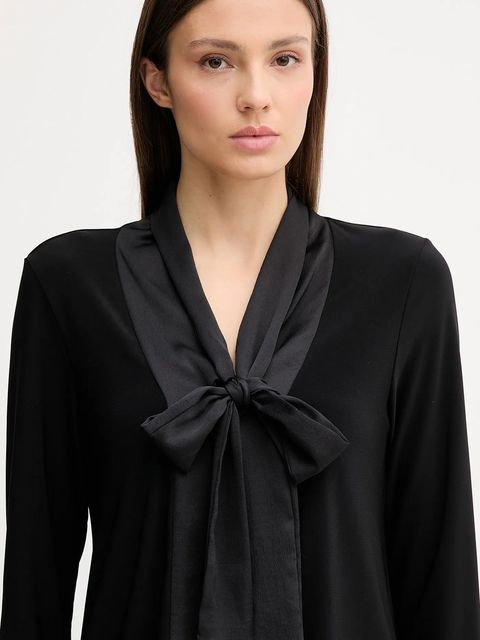 Joseph Ribkoff bluzka damska kolor czarny gładka 253003