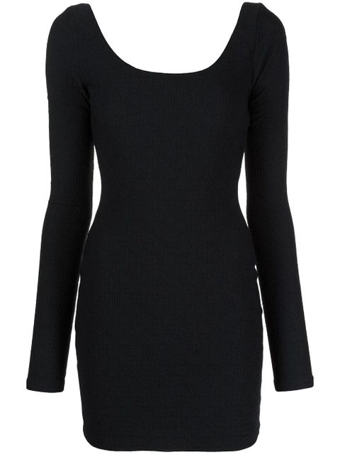Alexander Wang scoop neck knitted dress - Black - zdjęcie produktu nr 1