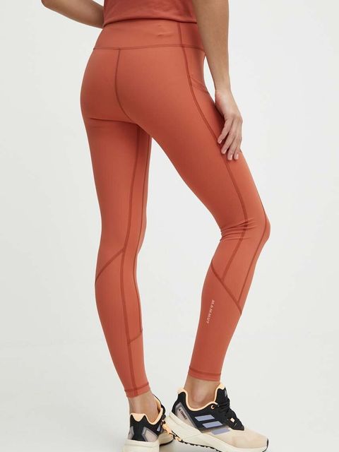 Mammut legginsy sportowe Massone damskie kolor różowy gładkie