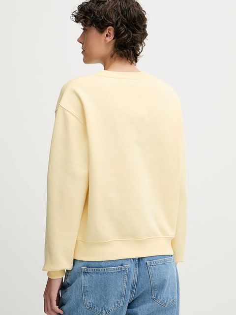 Tommy Hilfiger bluza damska kolor żółty z nadrukiem WW0WW39791