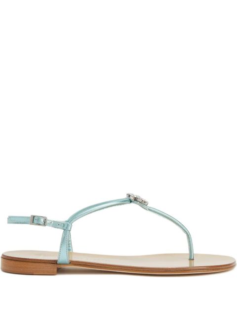 Giuseppe Zanotti Geltrude crystal-embellished sandals - Blue - zdjęcie produktu nr 1